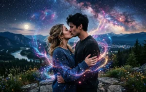 космічний поцілунок уві сні